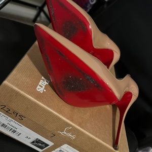 Christian Louboutin | Shoes | Christian Louboutin So Kate Nude | Poshmark